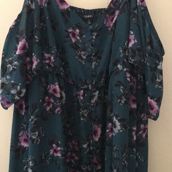 torrid Tops - Two cute flowy shirts.